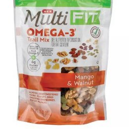 H‑E‑B MultiFIT Omega-3 Trail Mix - Mango & Walnut