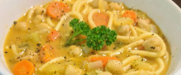 Chickpea Noodle Soup