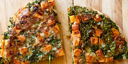 Kale, Sweet Potato & Green Onion Frittata