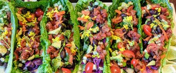 RAW RAINBOW TACOS