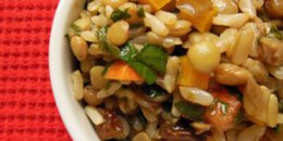 Herb Citrus Lentil & Brown Rice Salad