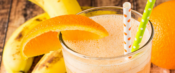 Orange-Banana Tofu Smoothie