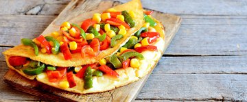 Loaded Veggie Omelet