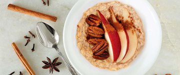 Bulgur with Maple and Pear Breakfast Bowl