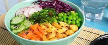 Asian Veggie & Chicken Bowl