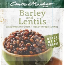 Central Market Barley and Lentils Quick Heat Grains