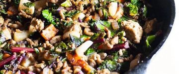 One-Pan Ground Turkey Hash