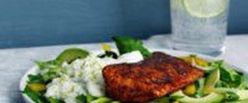 DA  Salmon Tandoori with cucumber sauce