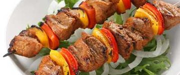 Jamaican Jerk Chicken Kebabs with Mango Salsa