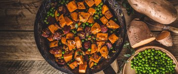 Sweet Potato and Beef Skillet