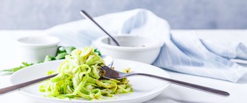 Pesto Chicken with Zucchini Noodles