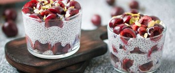 Chocolate Cherry Chia Bowl