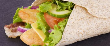 Fresh Turkey Club Wraps