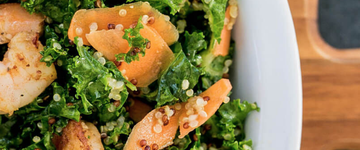 Shrimp, Kale & Quinoa Salad