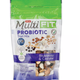 H-E-B MultiFIT Probiotic Trail Mix- Blueberry and Cashew
