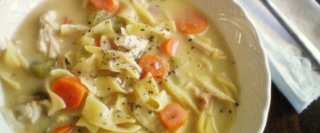 Crock Pot Creamy Chicken Noodle Soup