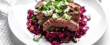 Beet Salad with Steak