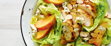 Chicken and Peach Cobb Salad