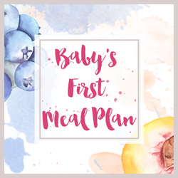 An overview of how to use the 4 week meal plans in Baby's First Meal Plan