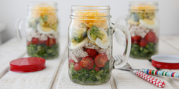 Cobb Salad in a Jar