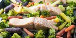 Low Fodmap Salmon, Broccoli and Carrots
