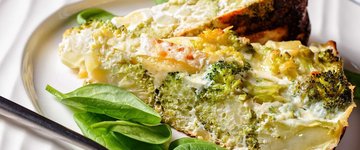 Crustless Broccoli Quiche