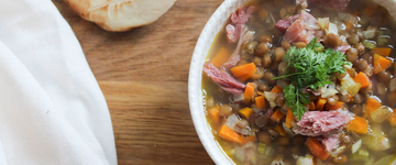 Ham Hock & Lentil Soup