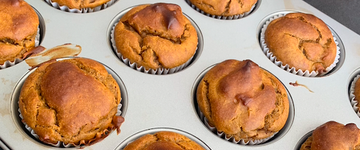 Banana Cacao Muffins