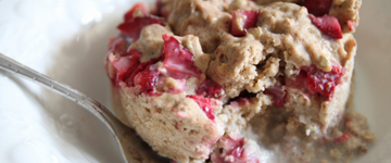 Strawberry Microwave Breakfast Bowl