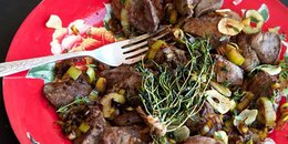 Chicken Liver with Garlic and Thyme