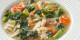 Easy Chicken & Kale Vegetable Soup