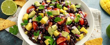 Avocado Mango Black Bean Salad