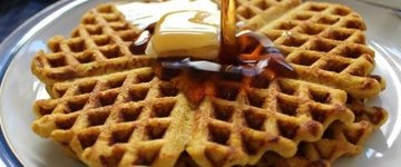 Pumpkin Spice Coconut Flour Waffles (Paleo, GAPS)