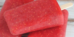 Homemade Raspberry Popsicles