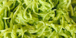 Spaghetti Squash with Nut-Free Lemon Pesto