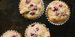 Rhubarb, Apple & Ginger Muffin