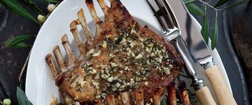 Lamb Rack with Cauliflower, Celery, and Fennel