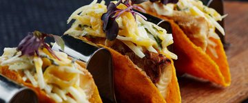 Cabbage-Leaf Tacos with Cod and Mango