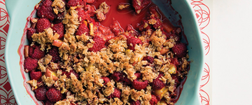 Raspberry-Turmeric Crumble