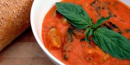 Roasted Red Pepper Gnocchi Soup