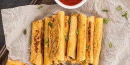 Creamy Black Bean Taquitos