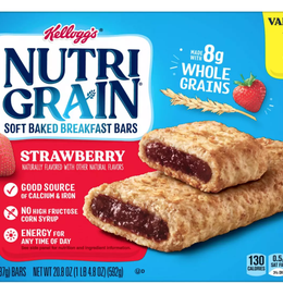 Nutri-Grain Strawberry Soft Baked Breakfast Bars, 20.8 oz