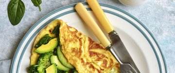Avocado and Herb Omelet