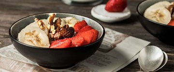 Strawberry Banana Breakfast Bowl