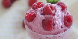 Berry Cottage Cheese "Ice Cream"
