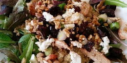 Chicken, Beet & Quinoa Salad with Goat Cheese