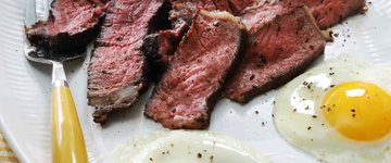 Sheet Pan Steak & Eggs with Squash