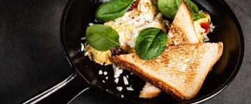 Zucchini Mushroom Scramble