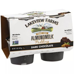 Lakeview Farms Almond Milk Dark Chocolate Pudding Cups