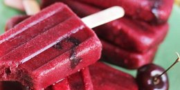 Cherry Almond Popsicles